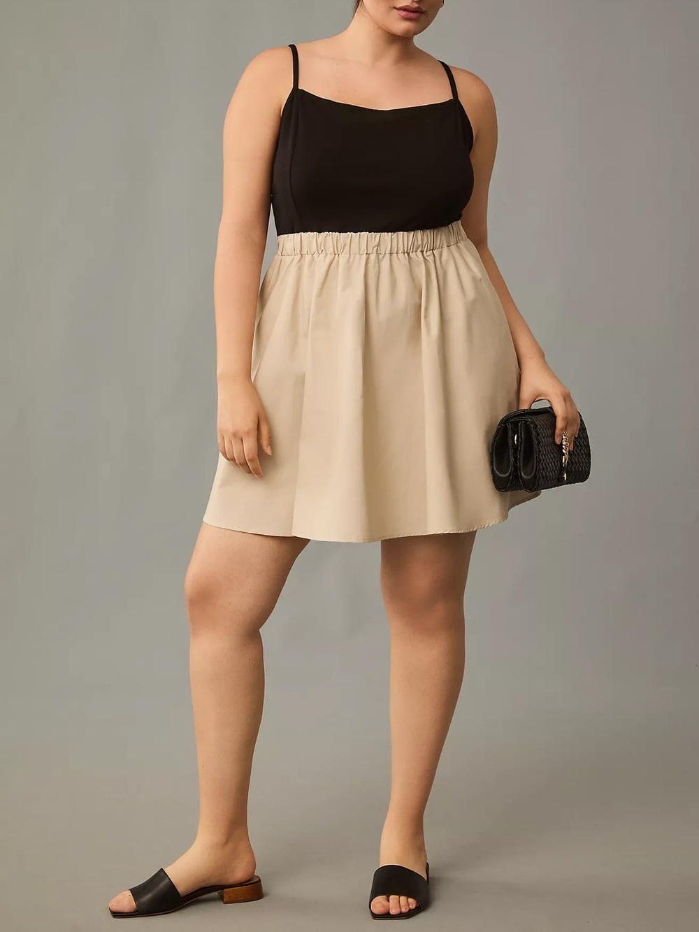 Anthropologie | Maeve NWT Sleeveless Twofer A-Line Mini Dress Size Medium